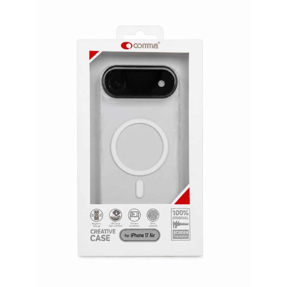 Чохол Comma для iPhone 17 Air Hard Jacket Anti-Bacterial Magnetic Series Чохол Comma для iPhone 17 Air Hard Jacket Anti-Bacterial Magnetic Series 54816