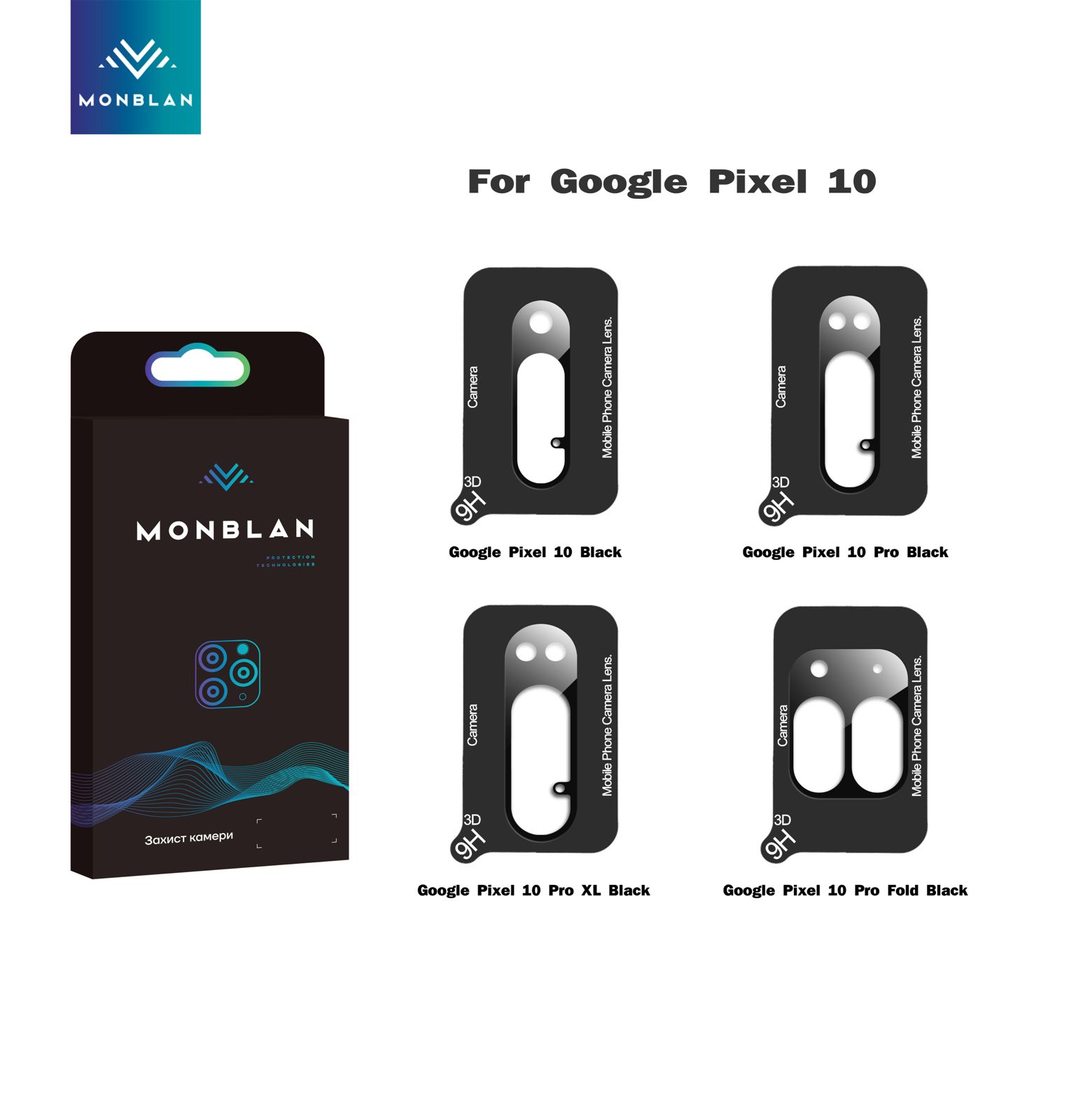 Захисне скло Monblan для камери Google Pixel 10 Pro XL Захисне скло Monblan для камери Google Pixel 10 Pro XL 45867