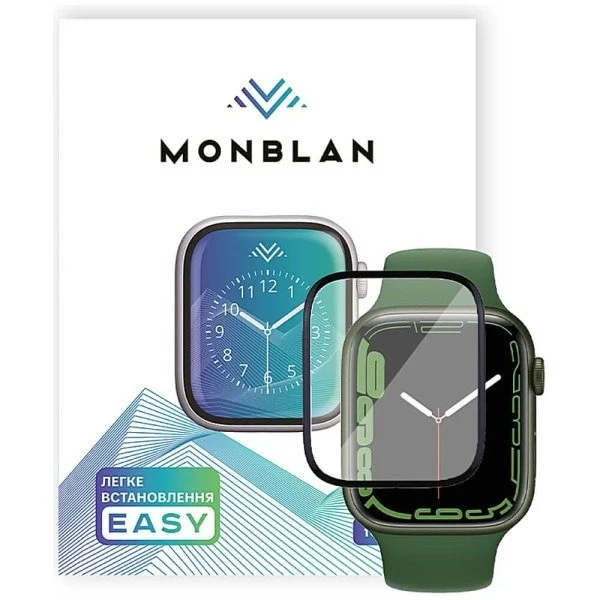 Захисне скло з автоінсталяцією Monblan для Apple Watch 10/11 46mm Easy Series Захисне скло з автоінсталяцією Monblan для Apple Watch 10/11 46mm Easy Series 50925