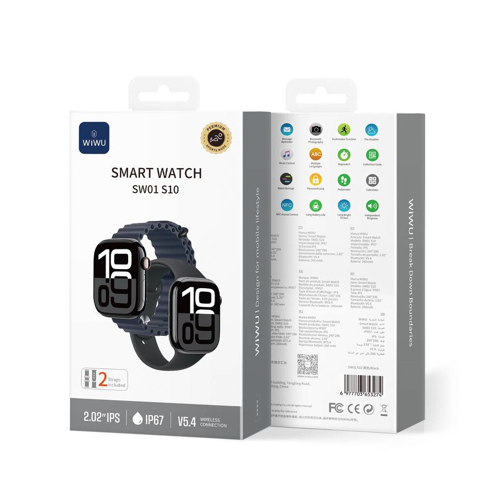 Смарт-годинник WIWU Smart Watch SW01 S10 Смарт-годинник WIWU Smart Watch SW01 S10 52166
