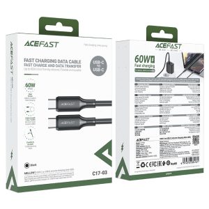 Кабель Acefast C17-03 USB-C to USB-C Silicone Series 49590