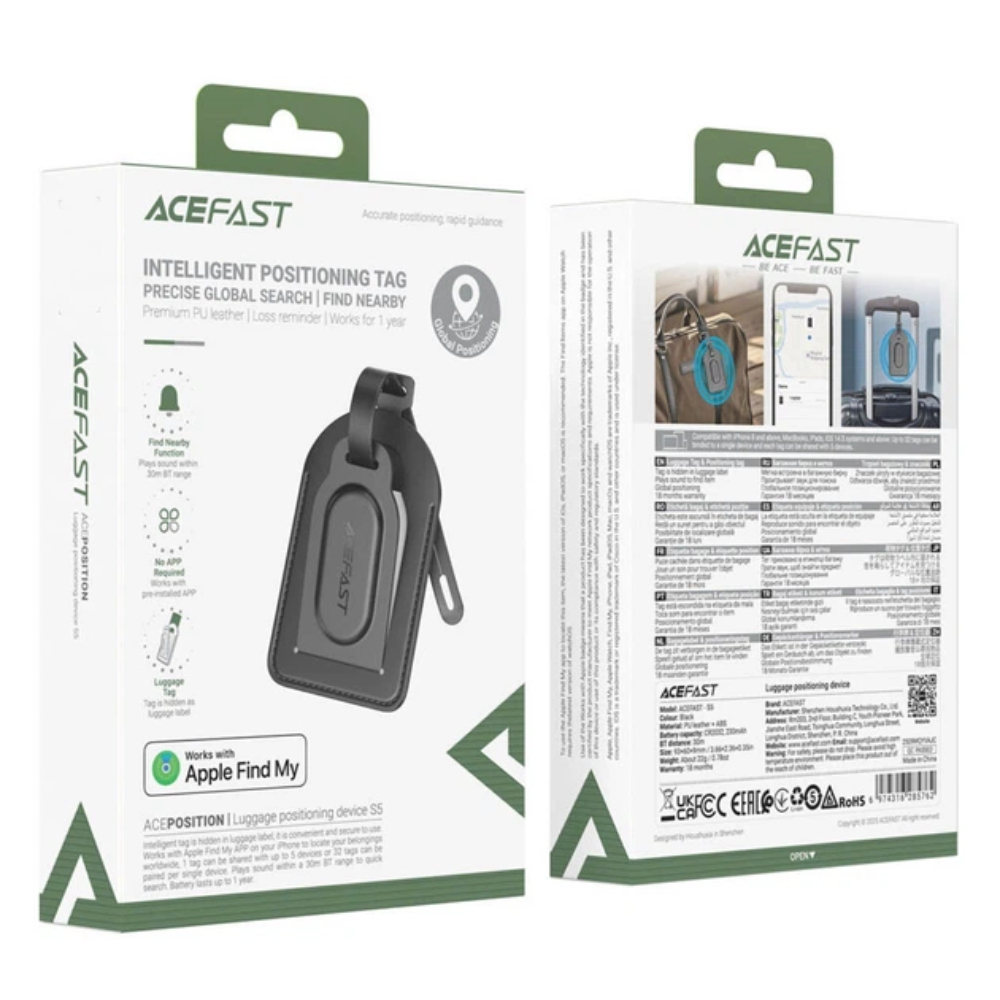 Брелок для пошуку Acefast S5 Luggage Positioning Series Брелок для пошуку Acefast S5 Luggage Positioning Series 53373