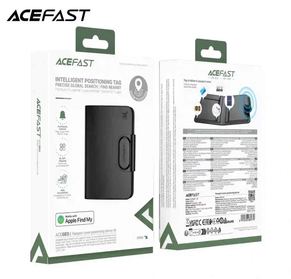 Пристрій для пошуку Acefast S6 Passport Cover Series Пристрій для пошуку Acefast S6 Passport Cover Series 58765