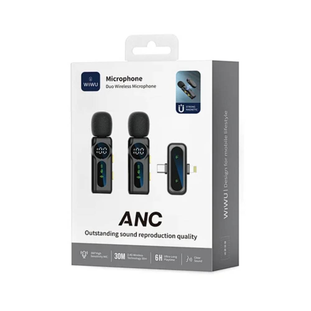 Микрофон беспроводной Wiwu 2in1 ANC Wi-WM007 Series Беспроводной микрофон Wiwu 2in1 ANC Wi-WM007 Series 51598