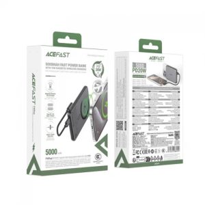 PowerBank Acefast M30 PD20W Magnetic Fast Charging with cable 5000mAh 51228