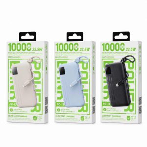 PowerBank Remax FC-13 22.5W Dual cables fast charging 10000mAh 57260