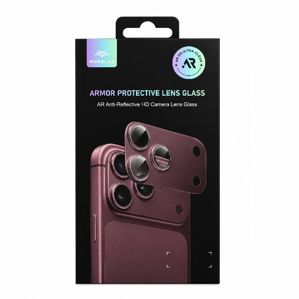 Захисне скло Monblan для камери iPhone 18 Pro Armored Protective Series Захисне скло Monblan для камери iPhone 18 Pro Armored Protective Series 60039