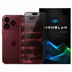 Захисне скло Monblan для iPhone 18 Pro Max 2.5D Anti Peep 0.26mm [Dust-Proof] 60580