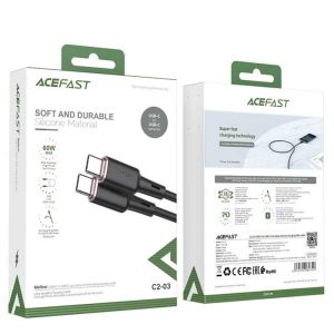 Кабель Acefast C29-03 USB-C to USB-C 240W silicone 2m 59104